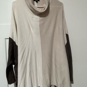 Bundle -Alfani poncho turtleneck tri color sweaters